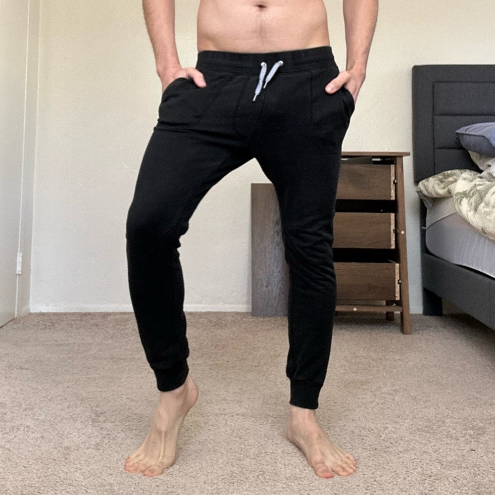 Slim teamm8 sweatpants, black, Small